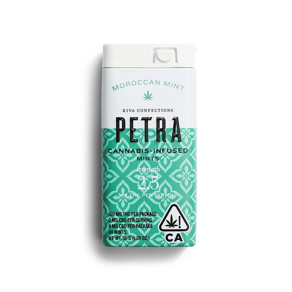 Photograph of product: Petra Mints - Moroccan Mint Gummies 100mg
