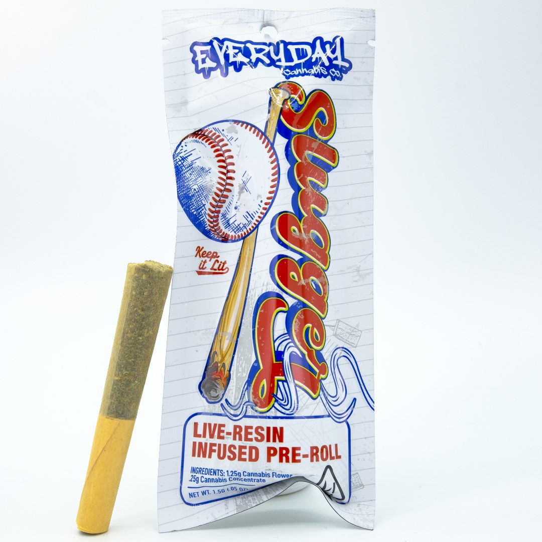 Photograph of product: Zaza 1.5g Slugger Infused Pre-Roll - Everyday