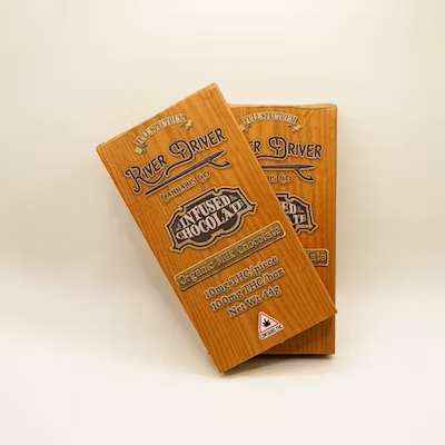 Photograph of product: Espresso Dark Chocolate Bar -Oui'd -100mg - AU River Driver Oui'd