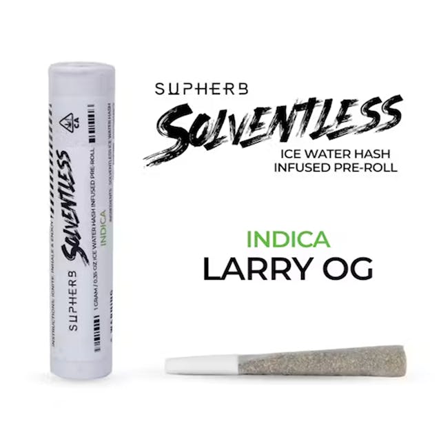 Photograph of product: Larry OG | 1g Solventless Pre-Roll - 