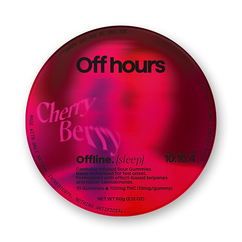 Photograph of product: Off hours - Offline - Gummies - 100mg