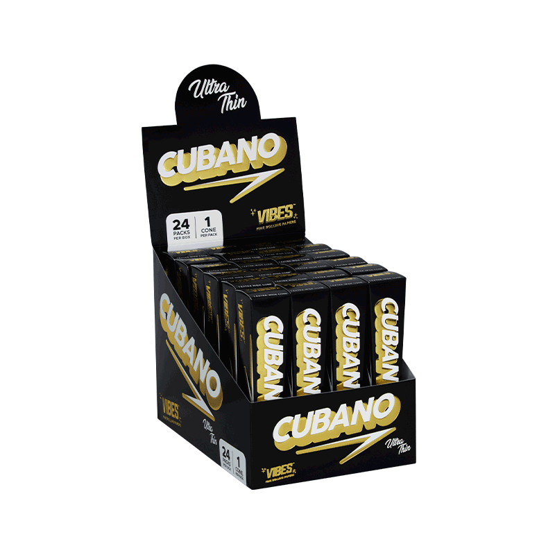 Photograph of product: VIBES Cone Box - Cubano ULTRA THIN