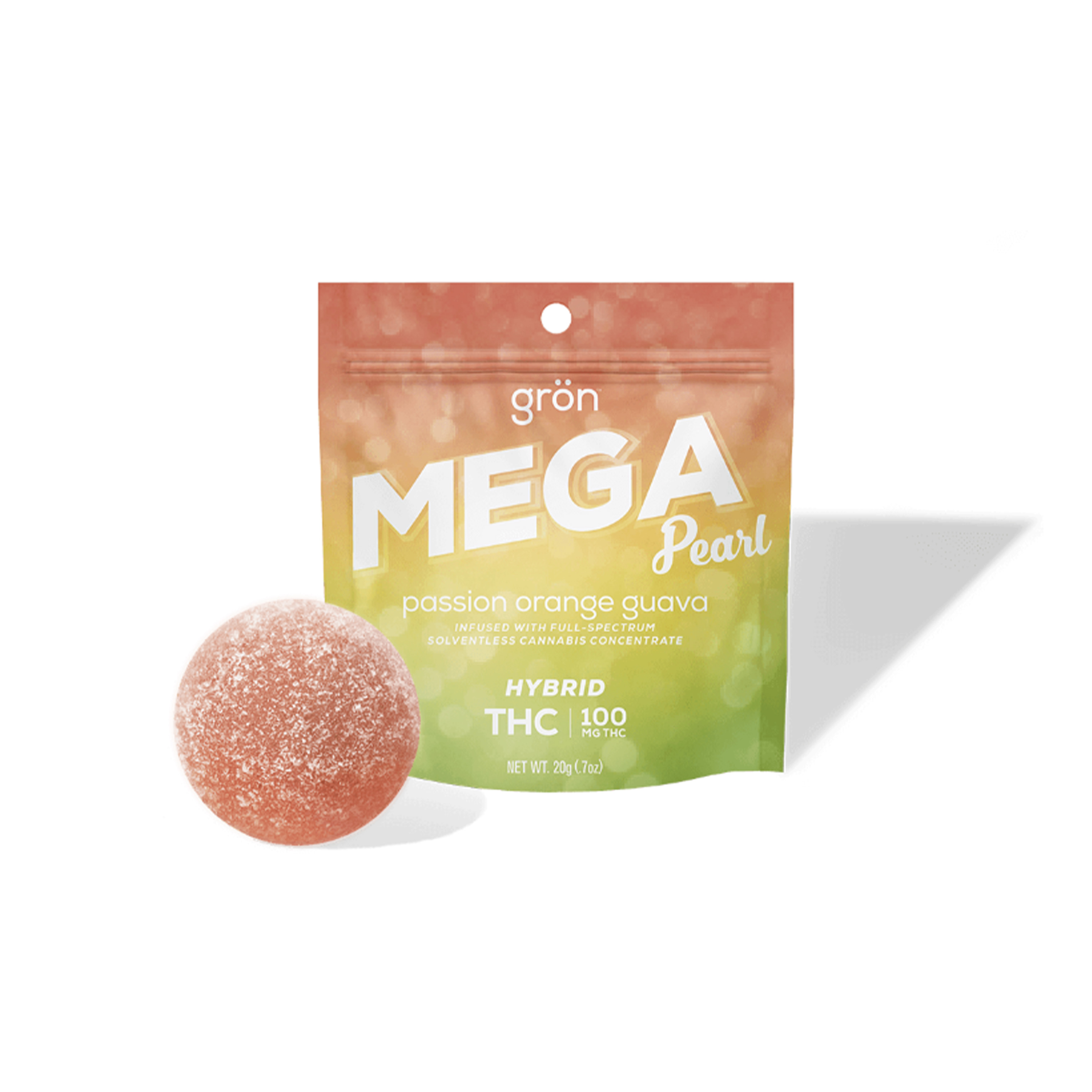 Photograph of product: Gron - POG Mega Pearl 100mg - 0.7oz
