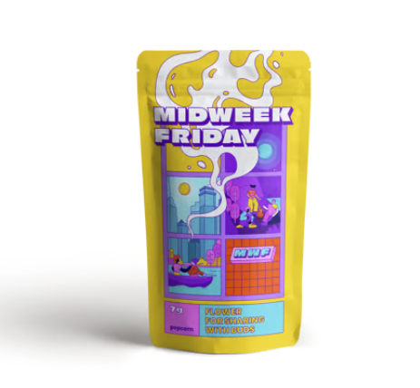 Photograph of product: MIDWEEK GELLY ROLL POPCORN 7G