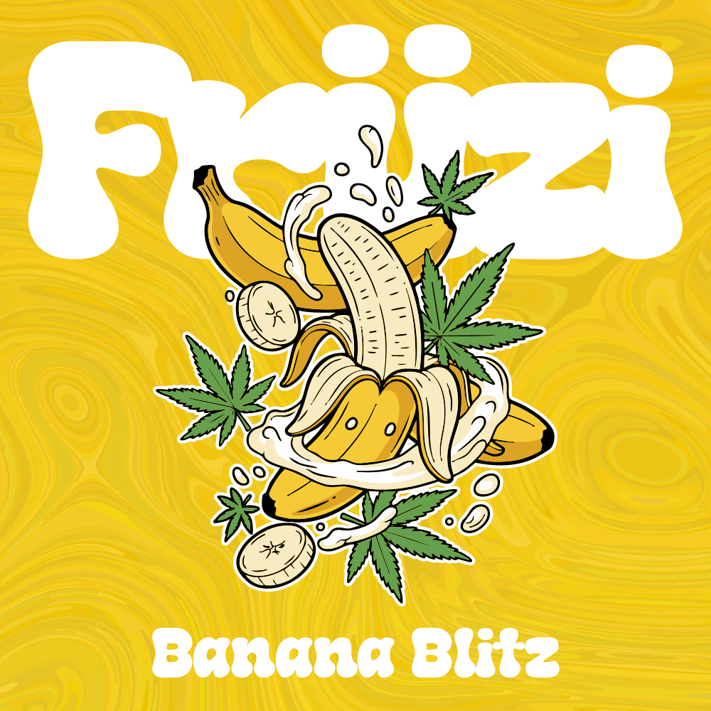Photograph of product: Fruzi | Premium Terpene Flower | Banana Blitz - 28g