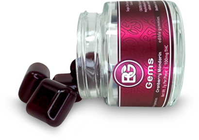 Photograph of product: CRANBERRY MANDARIN GEMS | 5PK | 100MG