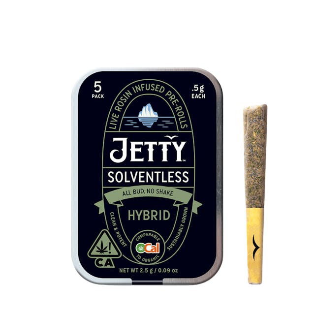 Photograph of product: White Cookies x au chocolat Burger Solventless Infused 5pk Prerolls - 