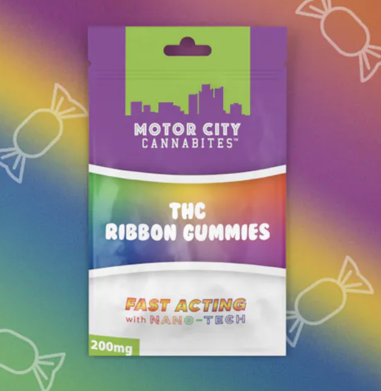 Photograph of product: AU MCC: Ribbon 200mg Gummies