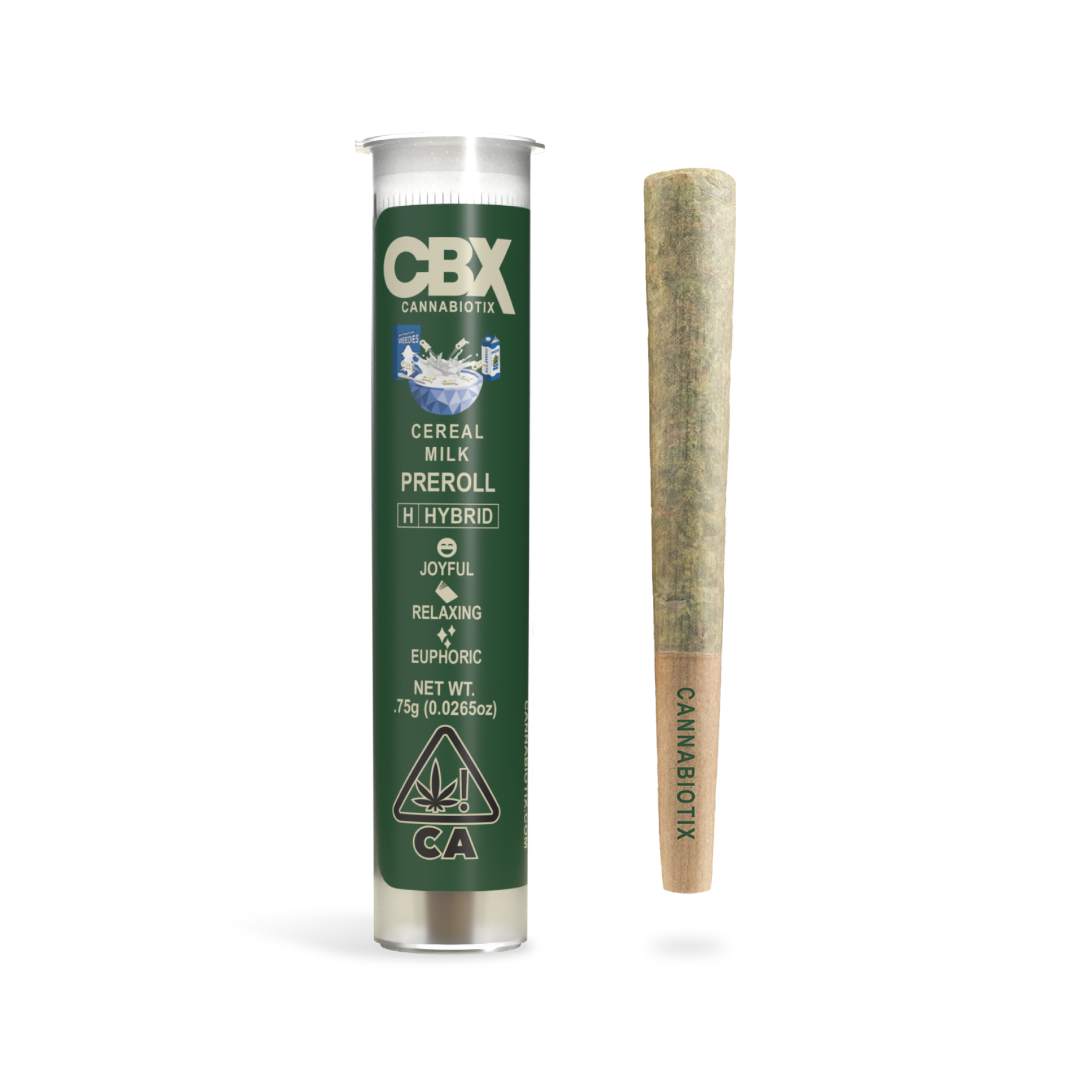 Photograph of product: Cannabiotix - Cereal Milk (Hybrid) Preroll