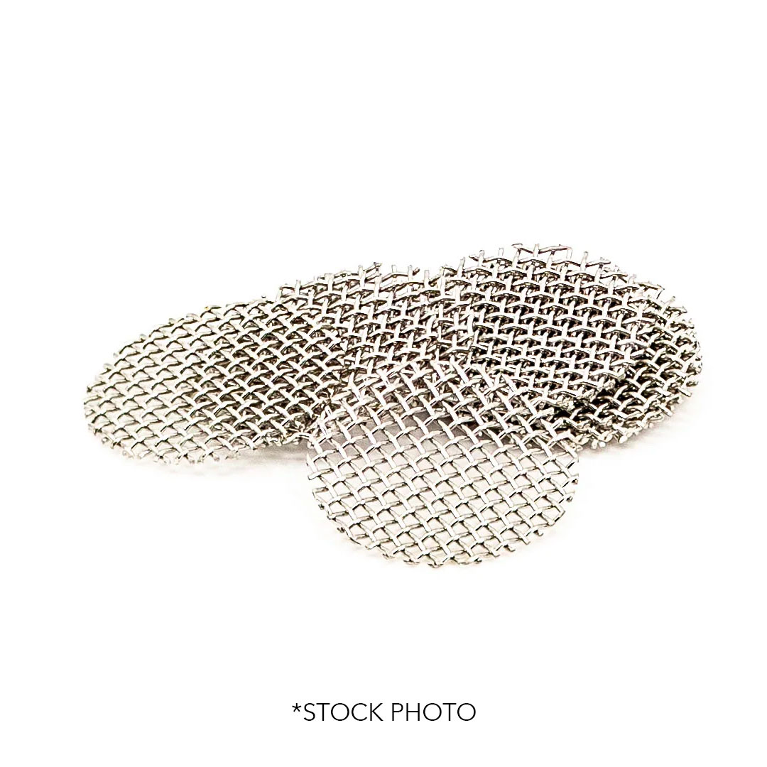 Photograph of product: Glass | Pipe Screens | 5 Pack (Stainless Steel)