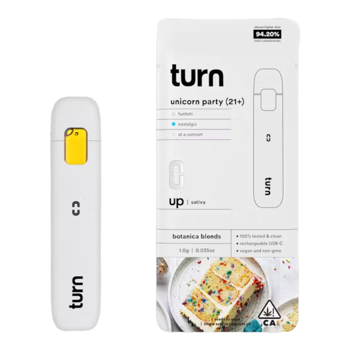 Photograph of product: TURN - UP - UNICORN PARTY 1000MG READY TO USE