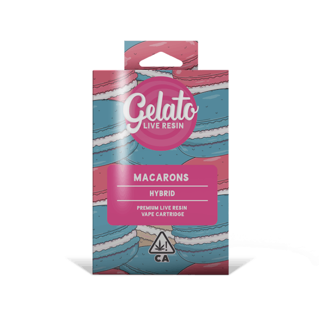 Photograph of product: Macaron | 1g Live Resin Cartridge - 