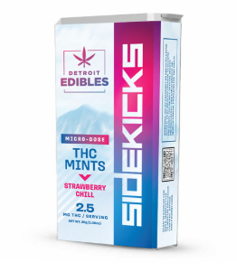Photograph of product: Detroit Edibles - Strawberry Chill - 100mg Sidekicks