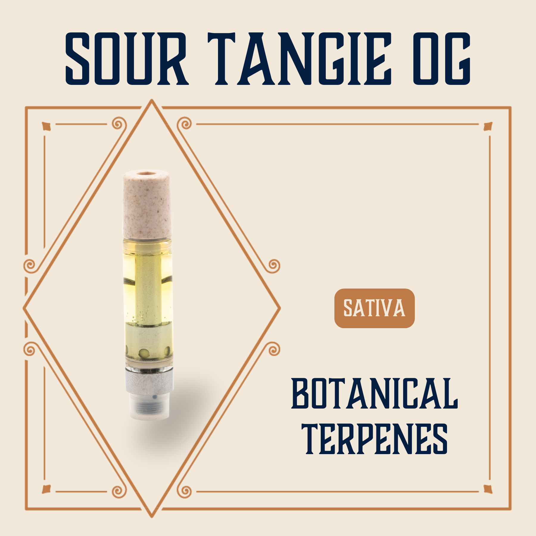 Photograph of product: Sour Tangie OG Botanical Cartridge | 1g
