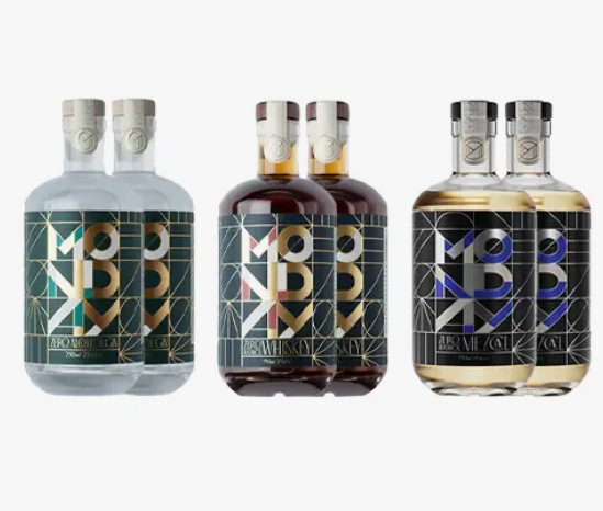 Photograph of product: Monday - N/A Gin, Whiskey, Mezcal