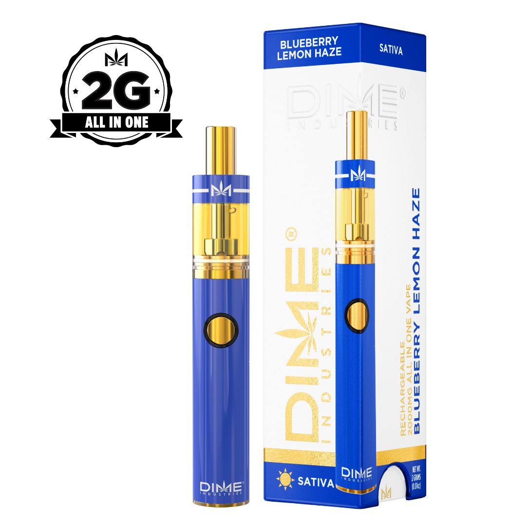 Photograph of product: Dime Blueberry Lemon Haze Disposable 2g (S)