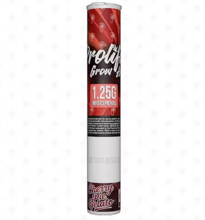 Photograph of product: Cherry Pie Gelato | Single Moonrock Infused Pre-Roll