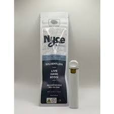 Photograph of product: NYCE | Orange Creampop | Live au chocolat Rosin 0.5g AIO | Daytime