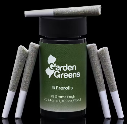 Photograph of product: Garden Greens | Pre-Rolls | Willy Kush | 0.5g -5 Pack-Oui'd