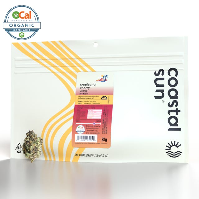 Photograph of product: Tropicana Cherry - OCal Sungrown Flower - 28g - 