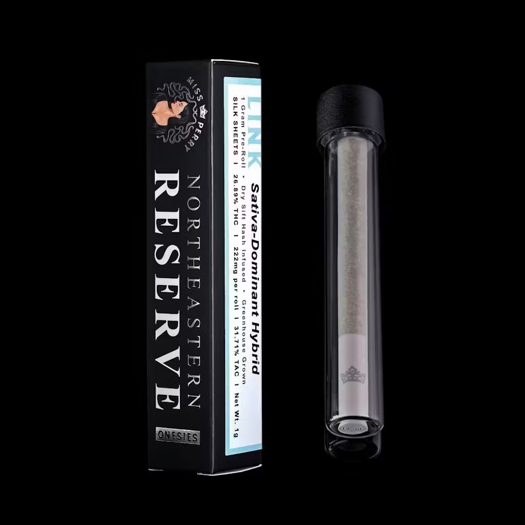Photograph of product: Northeastern Reserve | Silk Sheets | Infused Pre-Roll | 1g