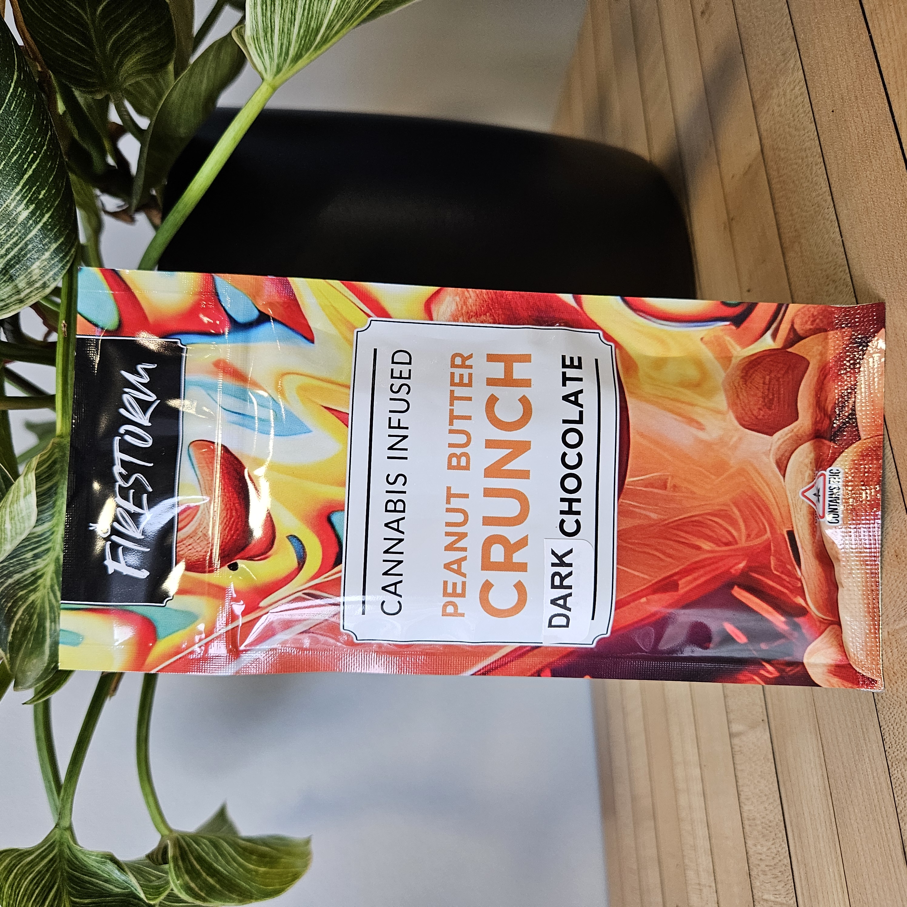 Photograph of product: Firestorm // Peanut Butter Crunch Chocolate Bar