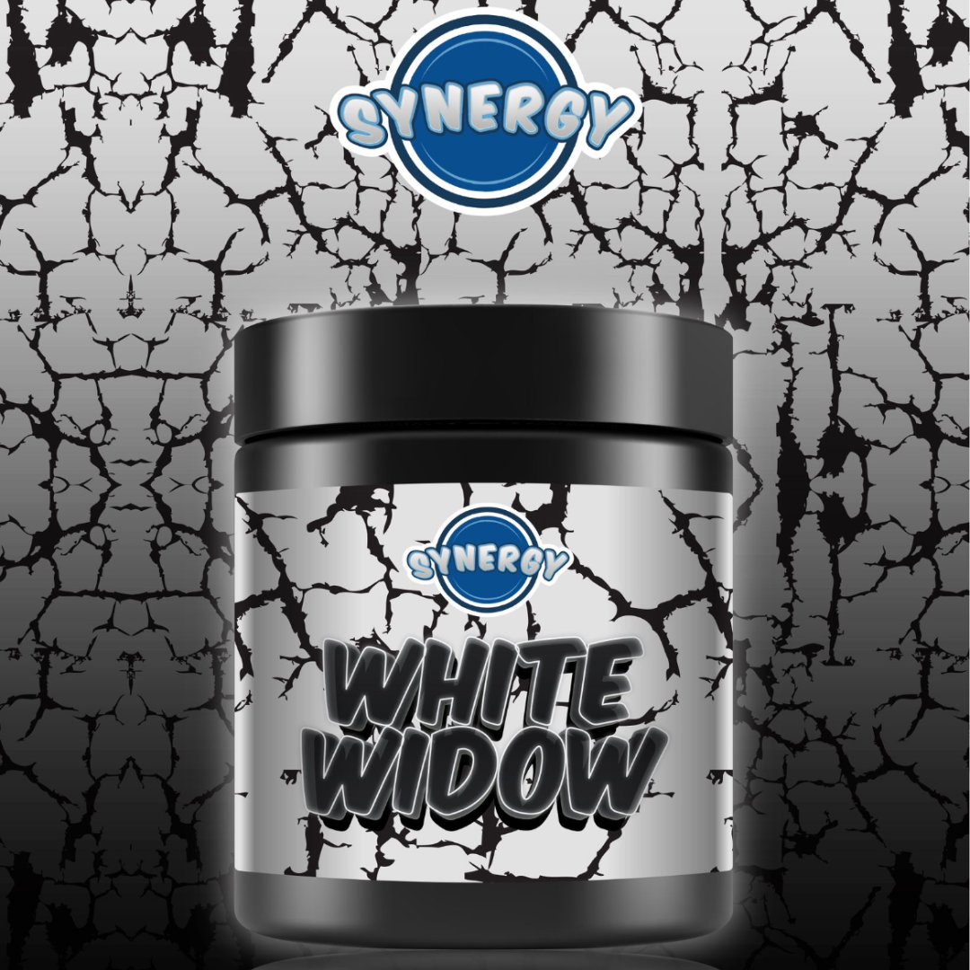 Photograph of product: SYNERGY | WHITE WIDOW | 5G JAR