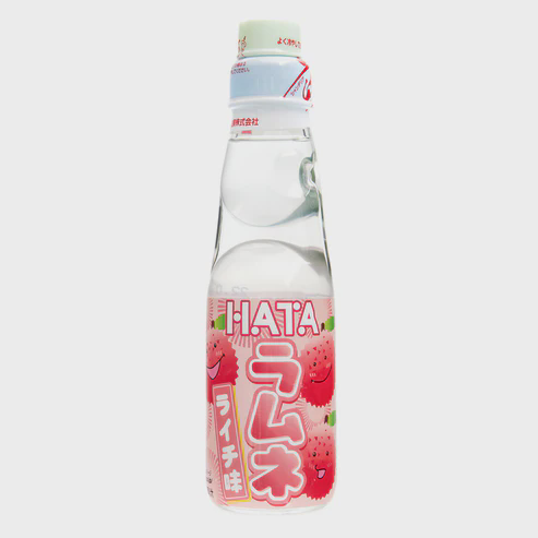 Photograph of product: Unmedicated Snacks/Drinks - Hata Ramune Lychee 200ml (Japan)
