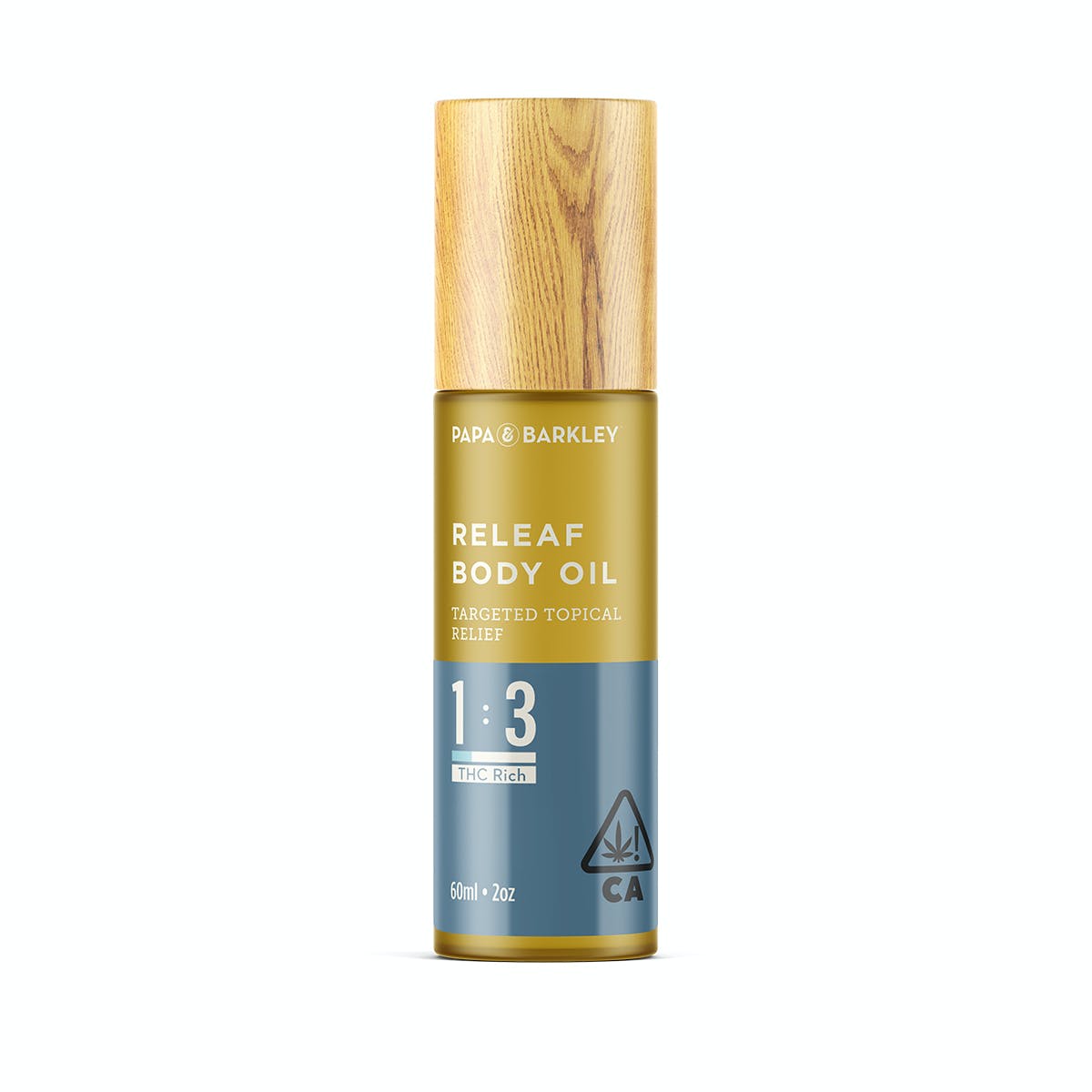 Photograph of product: TH-oui RICH 1:3 RELEAF BODY OIL 60ML - PAPA & BARKLEY
