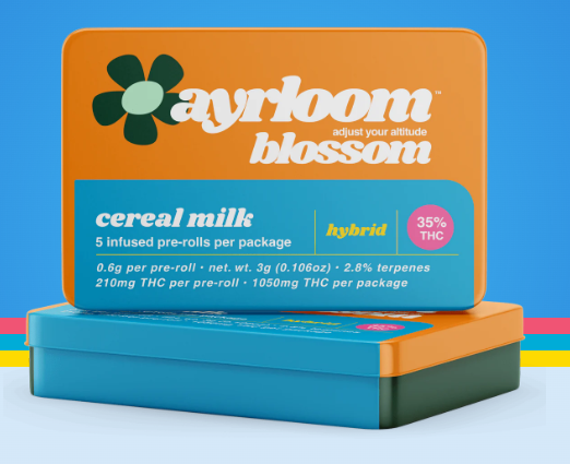 Photograph of product: Cereal Milk | Distillate Infused Preroll | 5pk