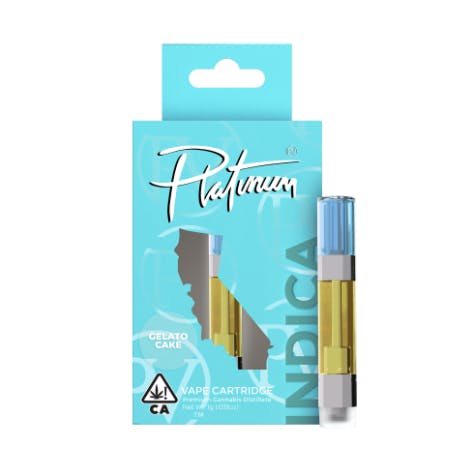 Photograph of Product: Gelato Cake Distillate Vape Cartridge 1g - Sales Floor