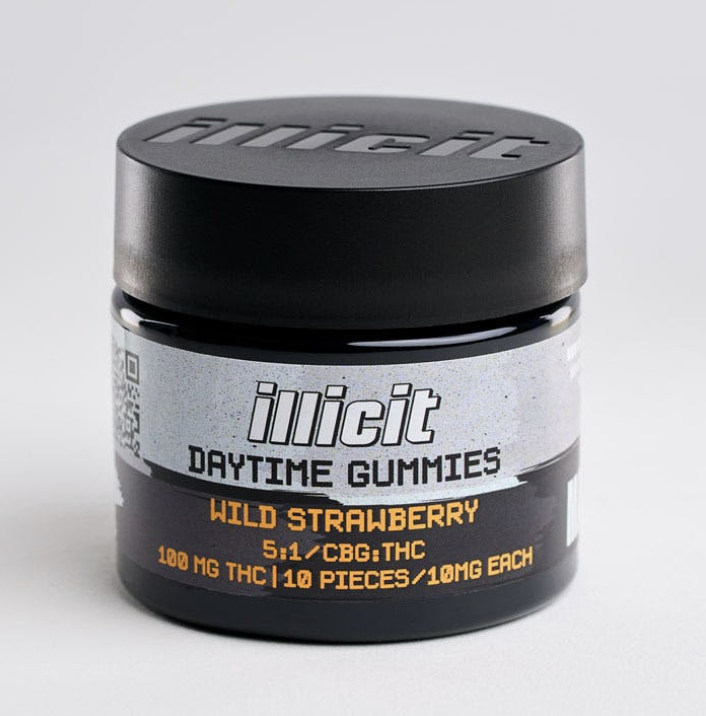 Photograph of product: illicit | Daytime Wild Strawberry 5:1 CBG | 100mg