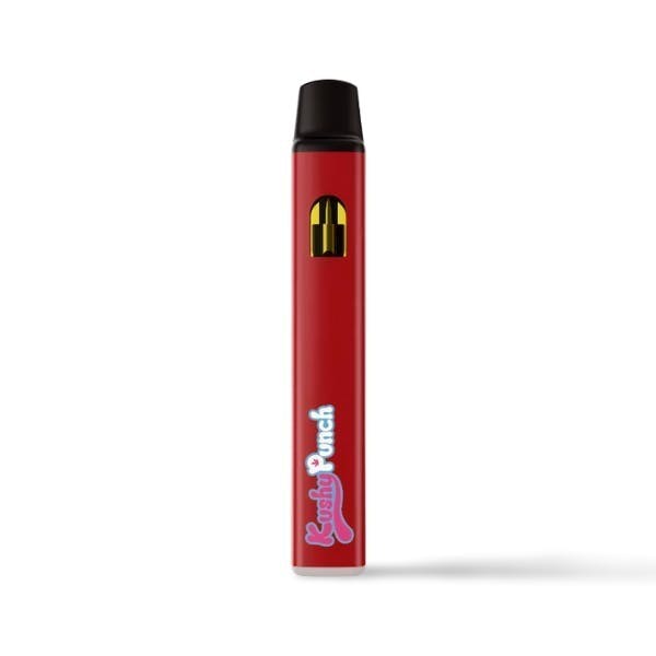 Photograph of product: Kushy Punch Disposable 1.5g Candy Cane