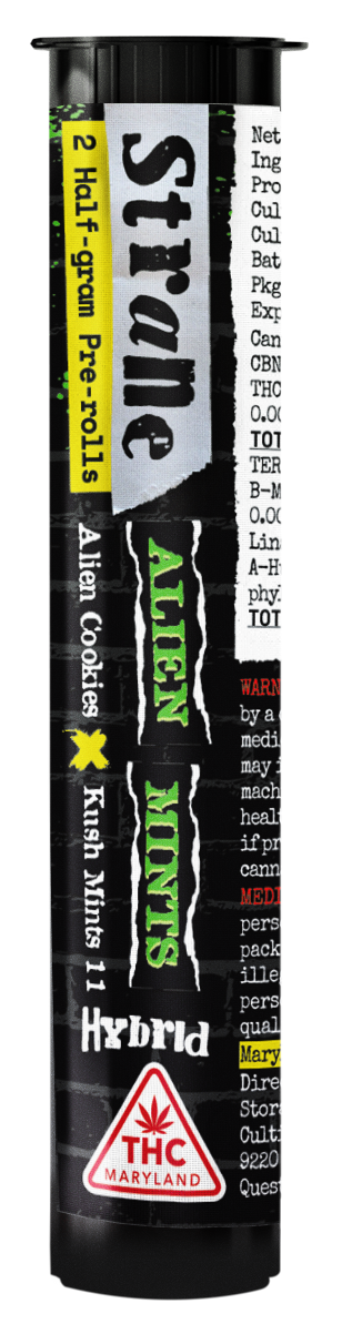 Photograph of product: Alien Mints I 1G  Pre-Roll (TAX INCLUDED)