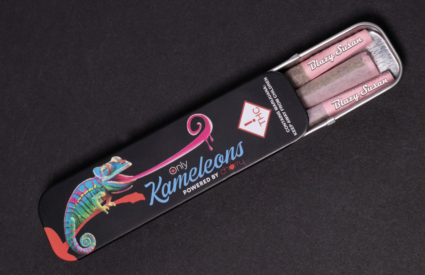 Photograph of product: Kameleons - Platinum Lemon Berries (S) - 3pk Joints (2.4g Total)