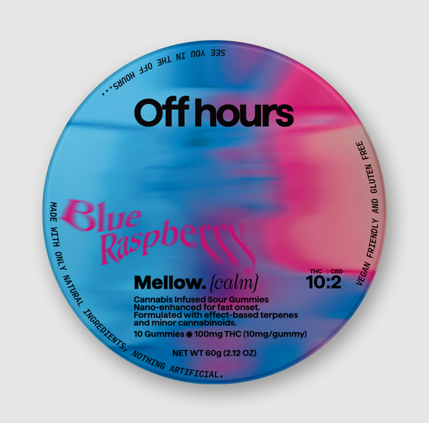 Photograph of product: OH Mellow (calm) Blue Raspberry