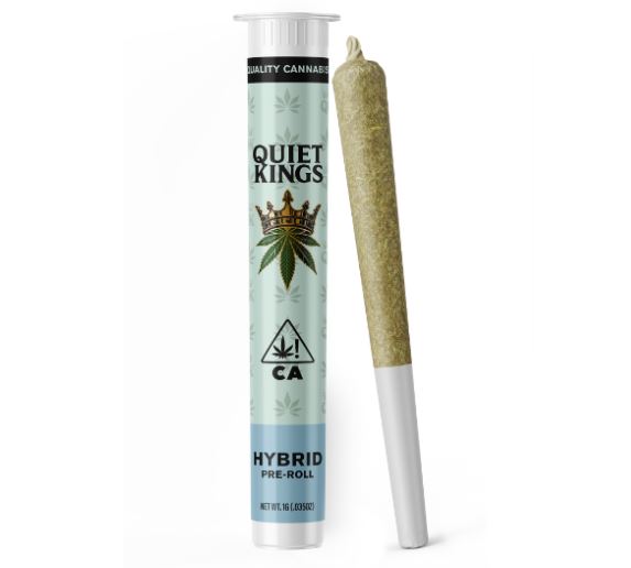 Photograph of product: Quiet Kings 1g Preroll California Orange