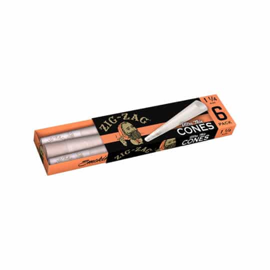Photograph of product: Zig Zag - 6pk 1 1/4 Cones