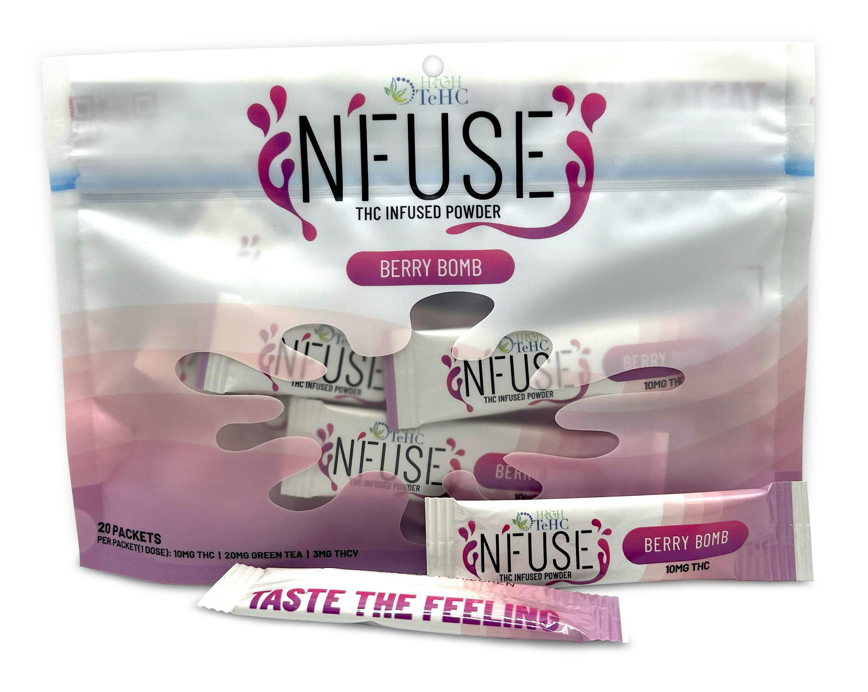 Photograph of product: N'Fuse - Berry Bomb - TH-oui Powder 200mg