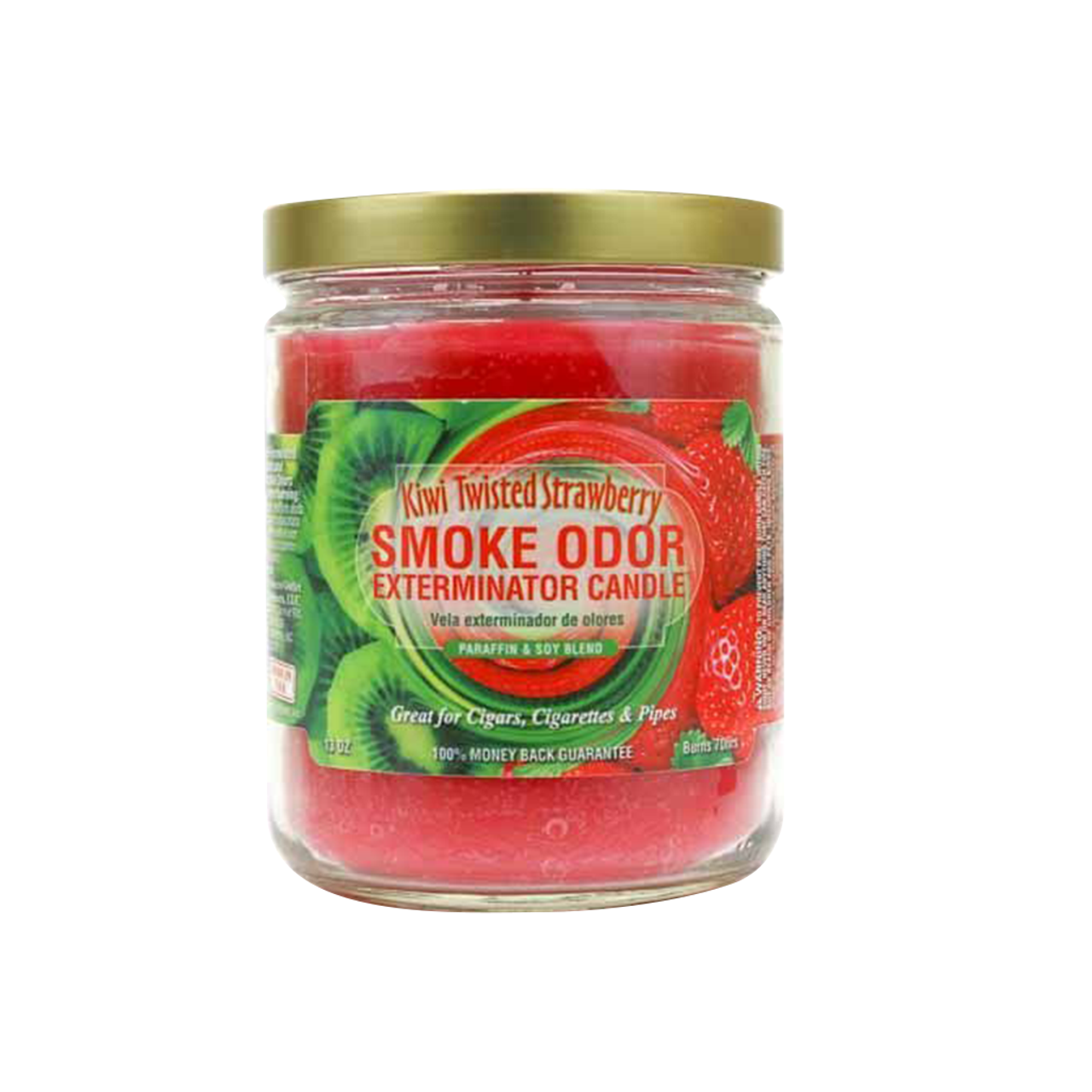 Photograph of Product: Accessories | Smoke Odor Exterminator Candle | Kiwi Twisted Strawberry