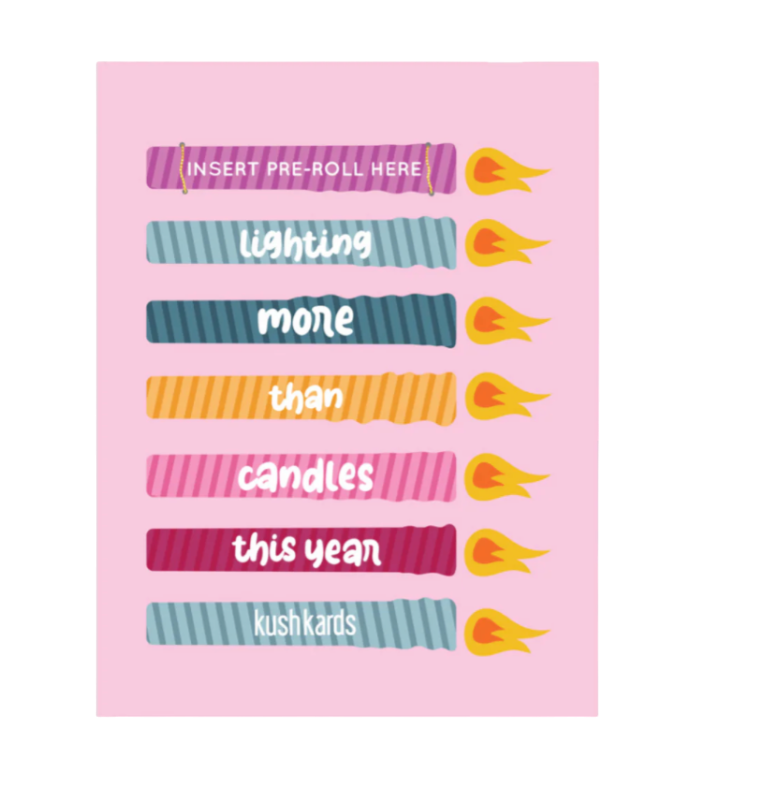 Photograph of product: Candles - Bday Card