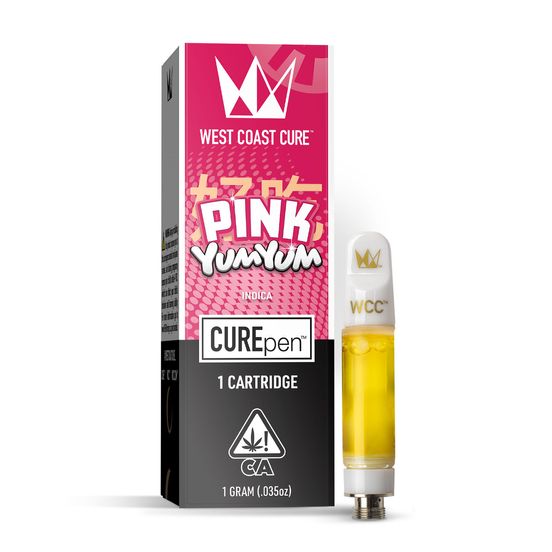 Photograph of product: Pink Yum Yum CUREpen Cartridge - 1g - 