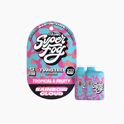 Photograph of product: Super Fog | TWISTED | Rainbow Cloud | AIO 2pk (SDH)