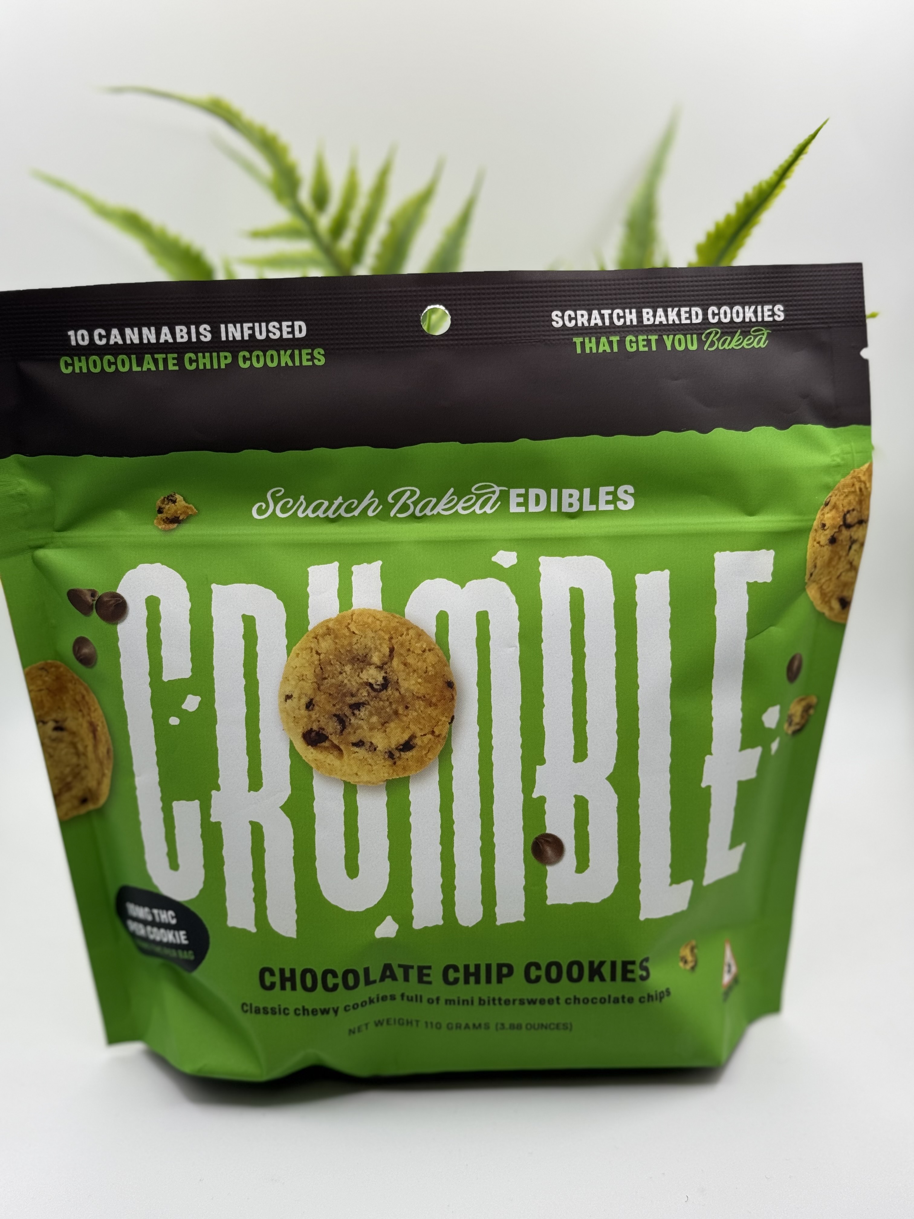 Photograph of product: Crumble | 100mg | Chocolate Chip Cookies