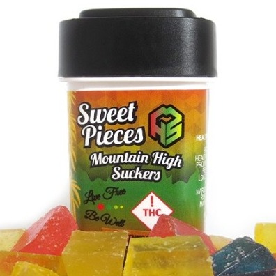Photograph of product: MHS SOUR Sweet Pieces Hard Candy 100mg (H)