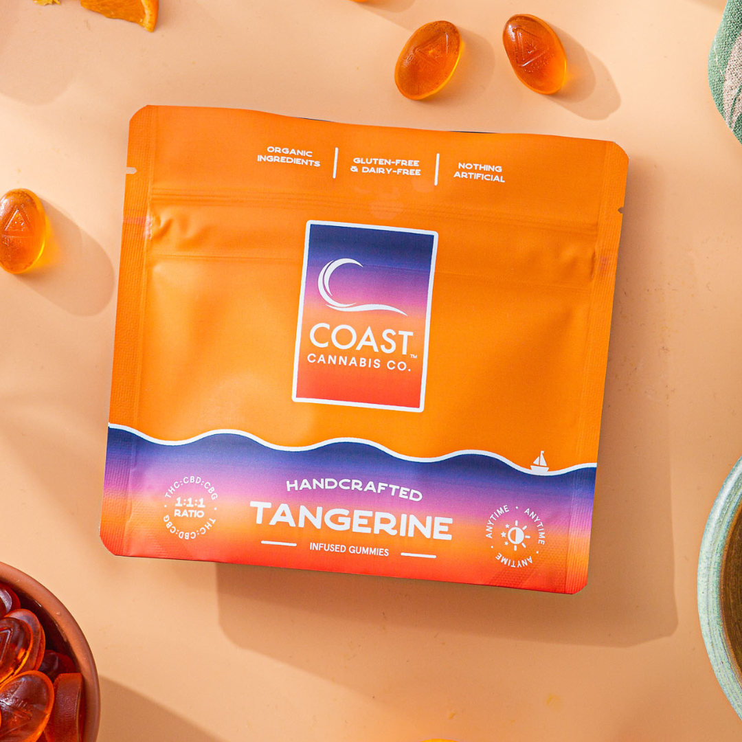 Photograph of Product: BALANCE | Tangerine Gummies | 5mg CBG: 5mg CBD: 5mg THC 100mg