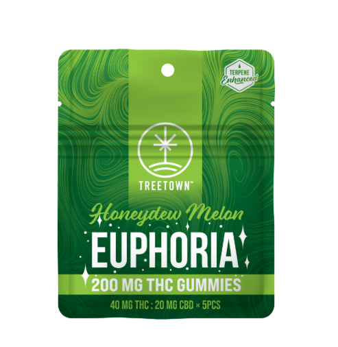 Photograph of Product: Melon Euphoria | 5pk x 40mg | 2:1 | TreeTown