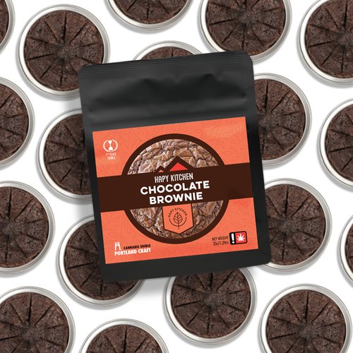 Photograph of product: Hapy Kitchen | Brownie - Single 100mg