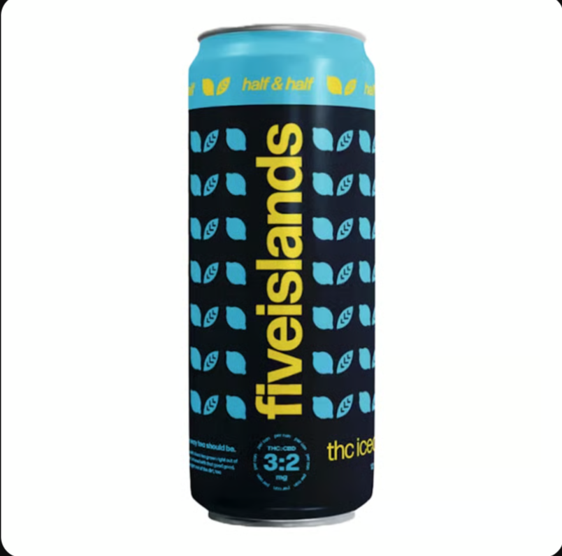 Photograph of product: Half Iced Tea & Half Lemonade (3mg TH-oui/2mg CBD) 12oz Can