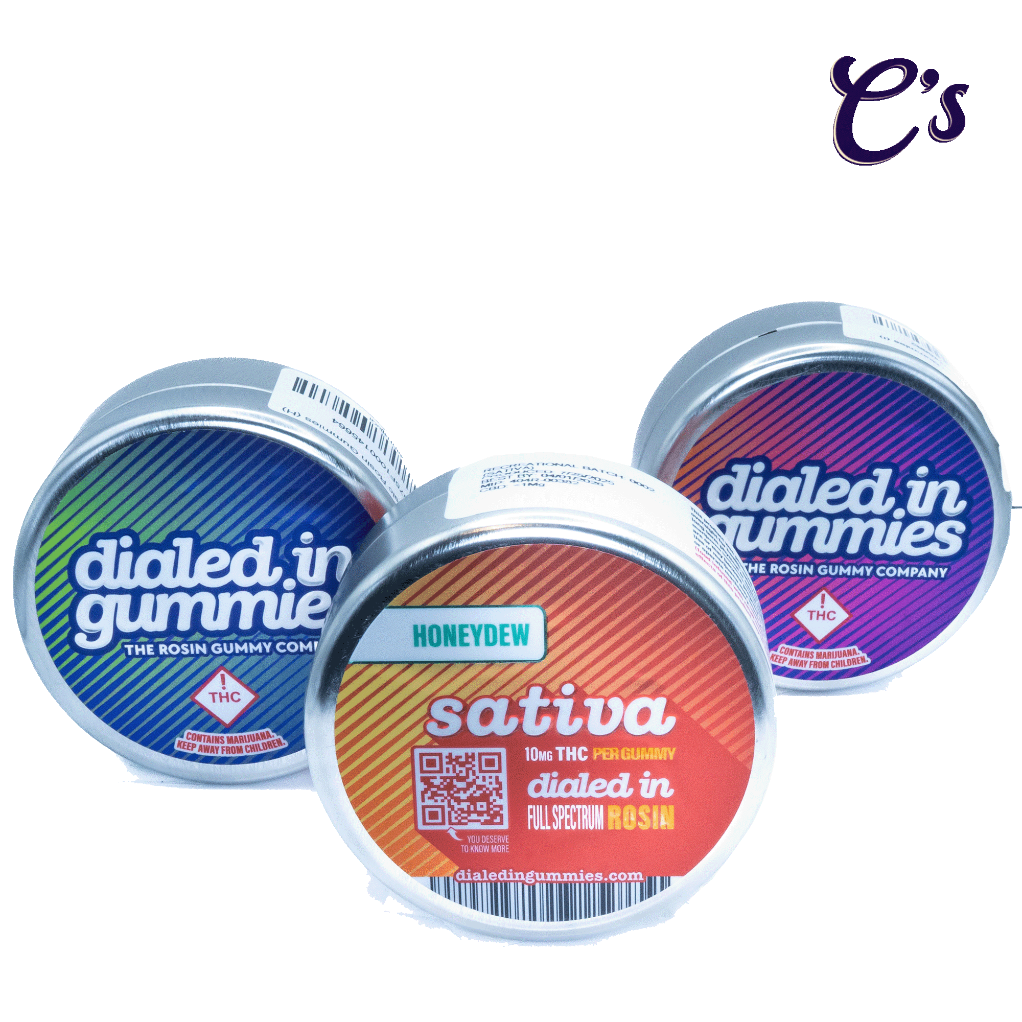 Photograph of product: Dialed In | Classic Rosin Gummies (S) Oui'd 100mg